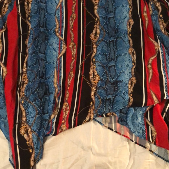 INC spaghetti strapped flutter sleeved a-line - Picture 2 of 5